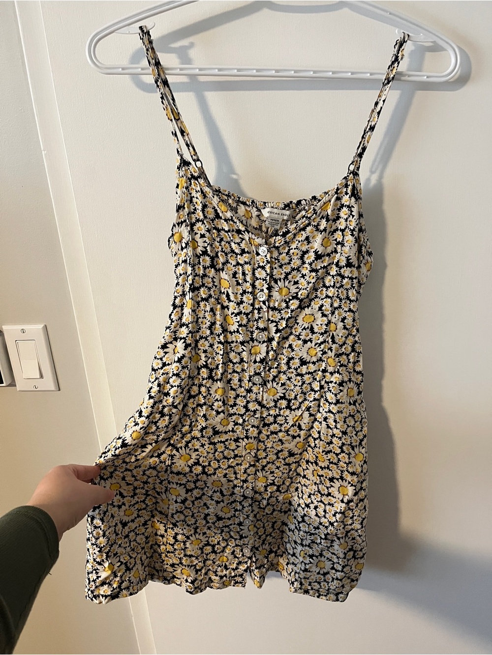 Sunflower print shirt/mini dress